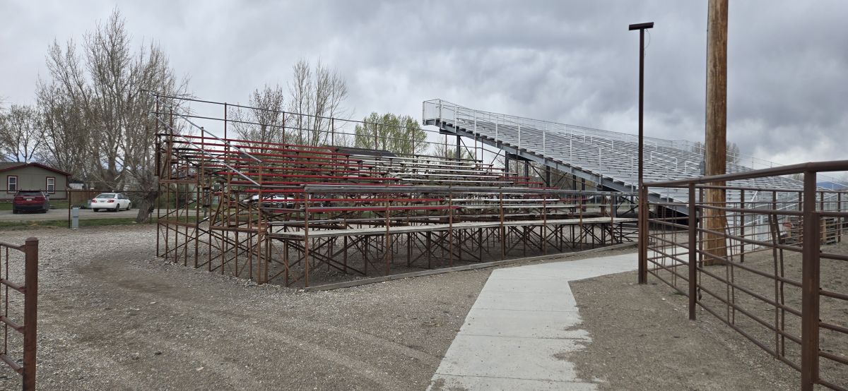 image of bleachers for sale